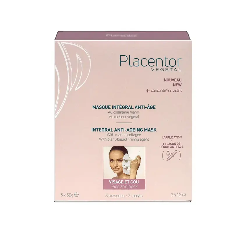 Placentor Vegetal Anti-aging Full Face and Neck Mask 3x35g