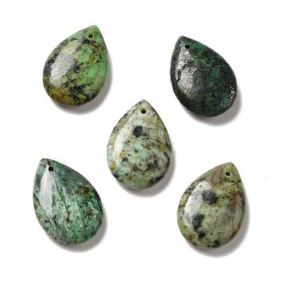 Natural African Turquoise(Jasper) Pendants