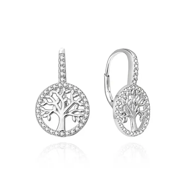 Agato Fashion Tree of Life Drop Earrings AGUC3555