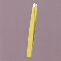 Stainless Steel Eyebrow Tweezer, Slant Tweezer with Sharp Tip, Eyebrow Facial Trimmer, Hair Removal Tweezer Hair Plucking Too...