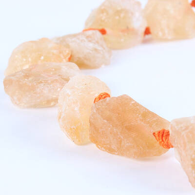 Natural Gemstone Rough Nuggets Bead Strands