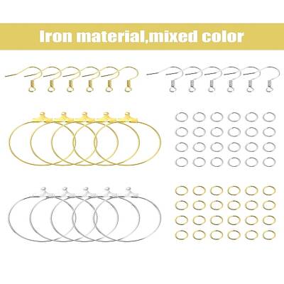 DIY Iron Ring Dangle Earring Making Kits