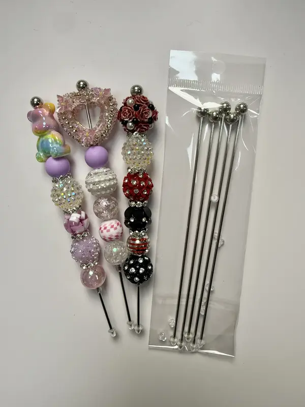 5Pcs Beadable Weeding Tool Pocky Plant Decoration 6inch