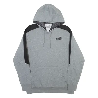PUMA Mens Grey Hoodie L