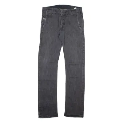 DIESEL Revick Mens Jeans Grey Regular Straight W30 L34