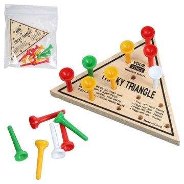 216 Promotional Triangle IQ Game - Wooden Board