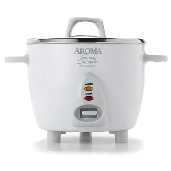 Aroma ARC-753SG Simply Stainless 6-Cup (Cooked) Rice Cooker