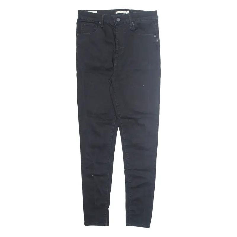 LEVI'S Mile High BIG E Womens Jeans Black Regular Skinny W31 L30