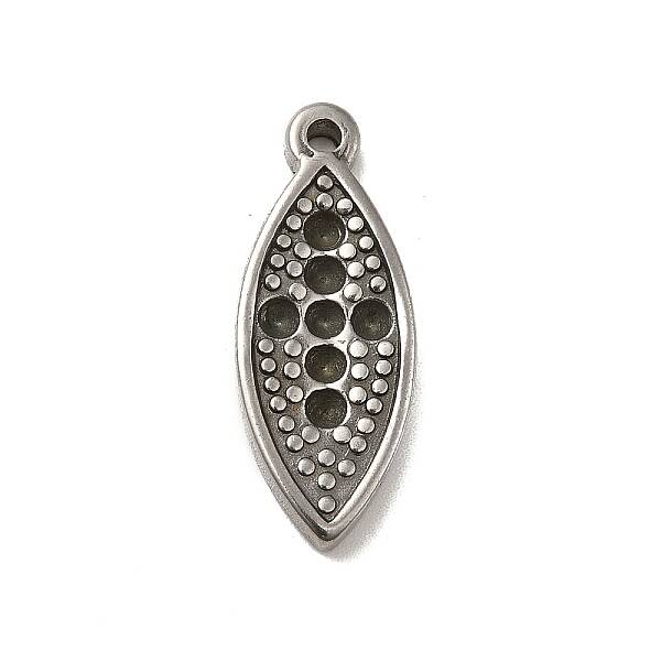 Non-Tarnish 304 Stainless Steel Pendant Rhinestone Settings