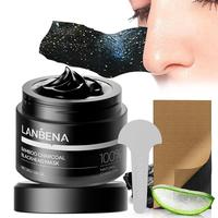 LANBENA Upgraded Bamboo Charcoal Blackhead Remover Mask, 60 Sheet Nose Strips, Peel off Face Mask Pore Whiteheads Cleanser St...