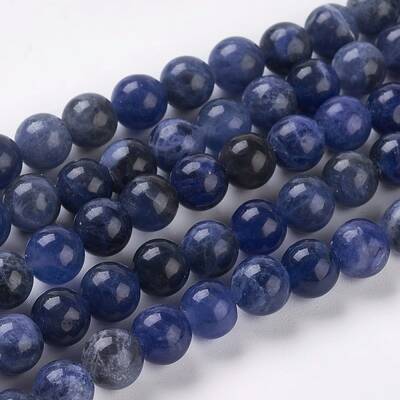 Natural Sodalite Beads Strands
