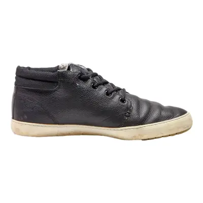 LACOSTE Chukka Boots Black Leather Womens UK 7.5
