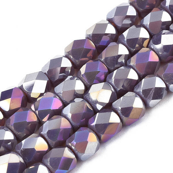 Electroplate Glass Beads Strands