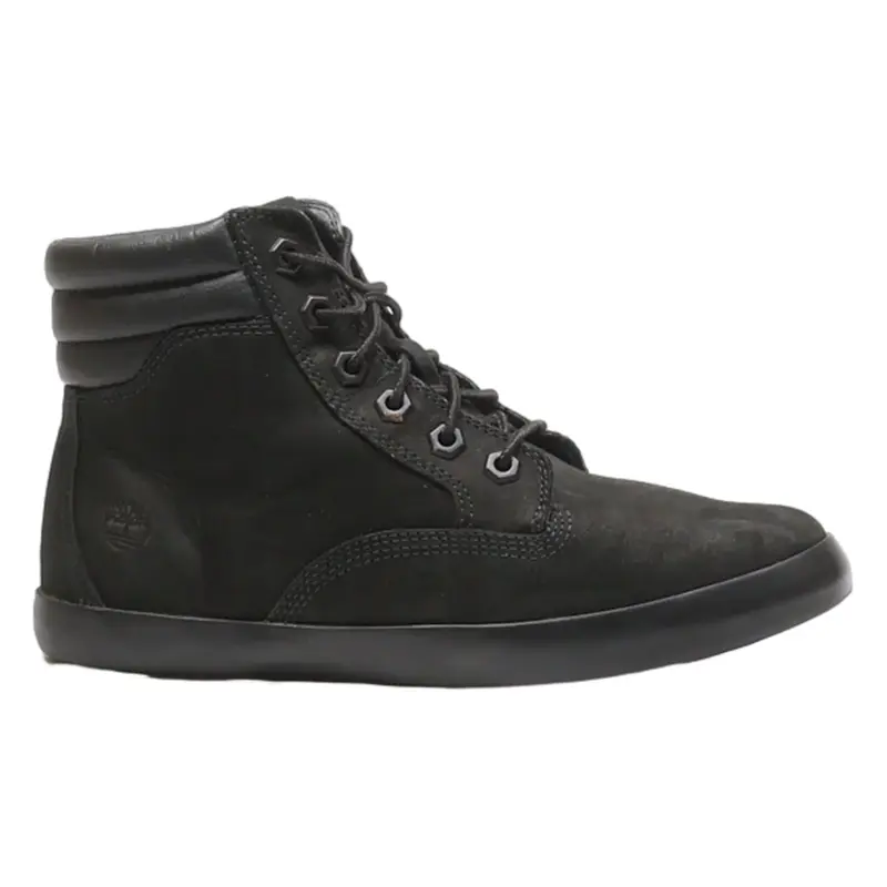TIMBERLAND Lace-Up Boots Black Leather Womens UK 4