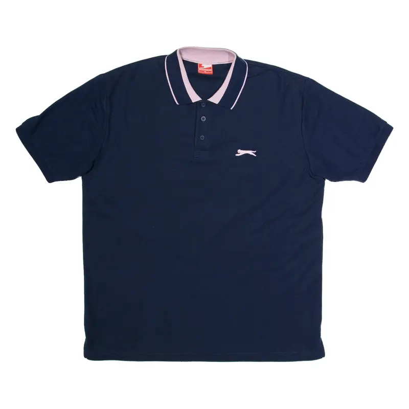 SLAZENGER Mens Polo Shirt Blue XL