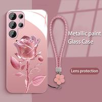 Dyeing rose for Samsung S25ULTRA mobile phone case S24 new s23 skin-friendly