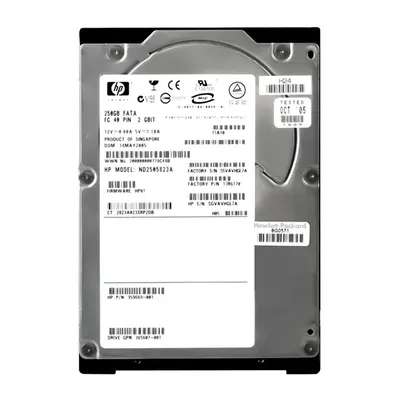 ND2505823A HP 250GB 10000RPM Fibre Channel 2Gb/s Hot Swap 3.5-Inch Internal Hard Drive