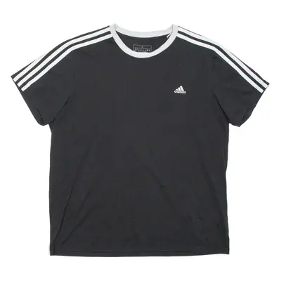 ADIDAS Womens T-Shirt Black L
