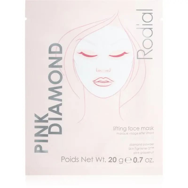 Rodial Pink Diamond Lifting Maschera in tessuto Viso 20 g