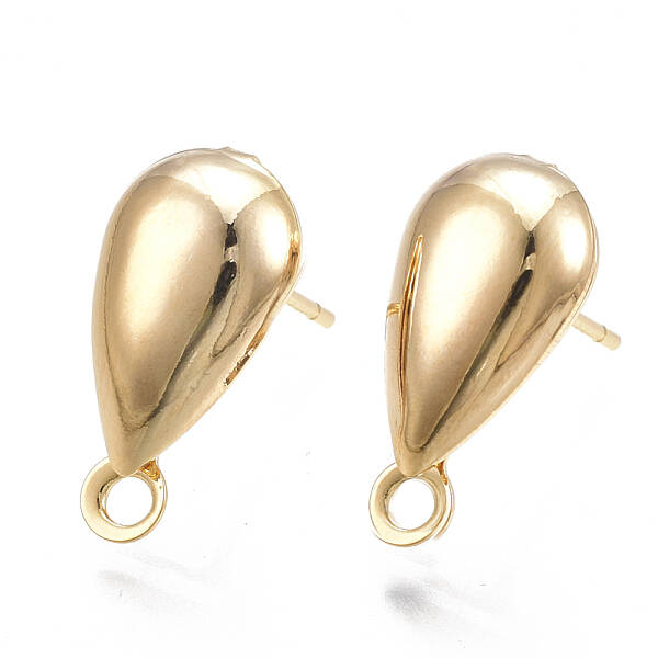 Brass Stud Earring Findings