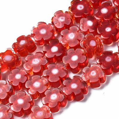 Handmade Millefiori Glass Bead Strands