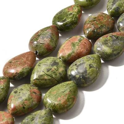 Natural Unakite Beads Strands
