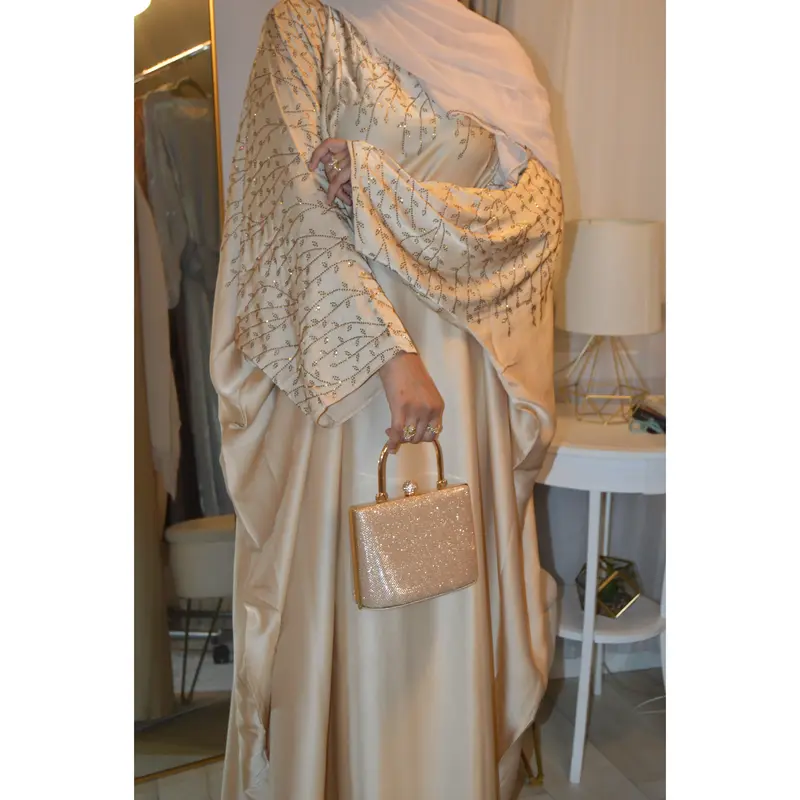 Butterfly Abaya - Champagne