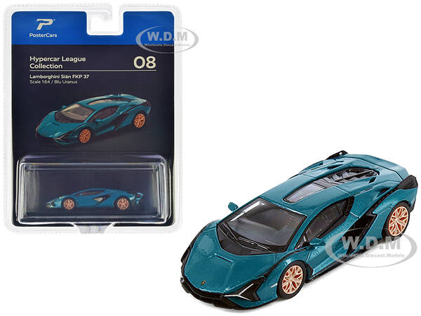 Lamborghini Sian FKP 37 Blu Uranus Blue Metallic \