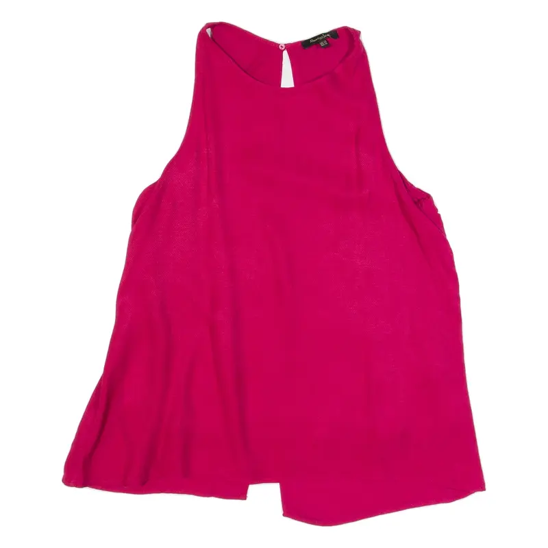 MASSIMO DUTTI Womens Vest Pink Sleeveless XS
