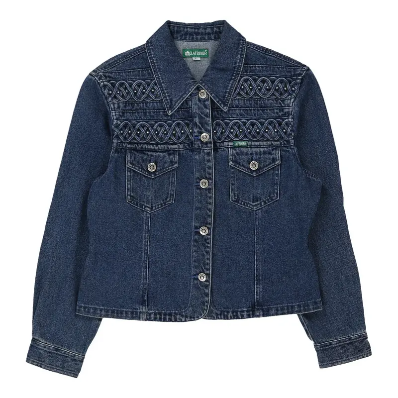 Lafienier Denim Jacket - Small Blue Cotton