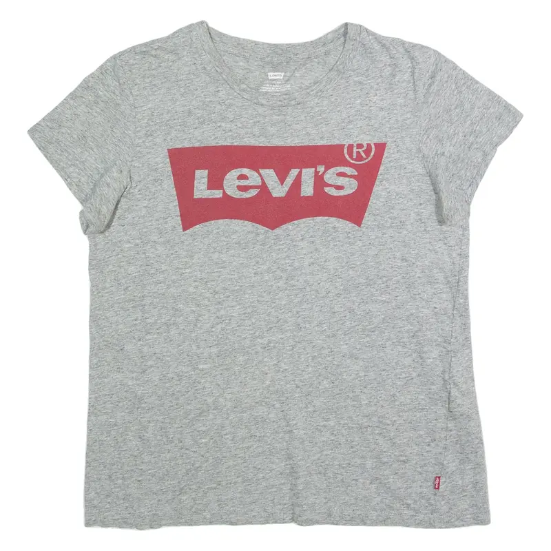 LEVI'S Womens T-Shirt Grey S