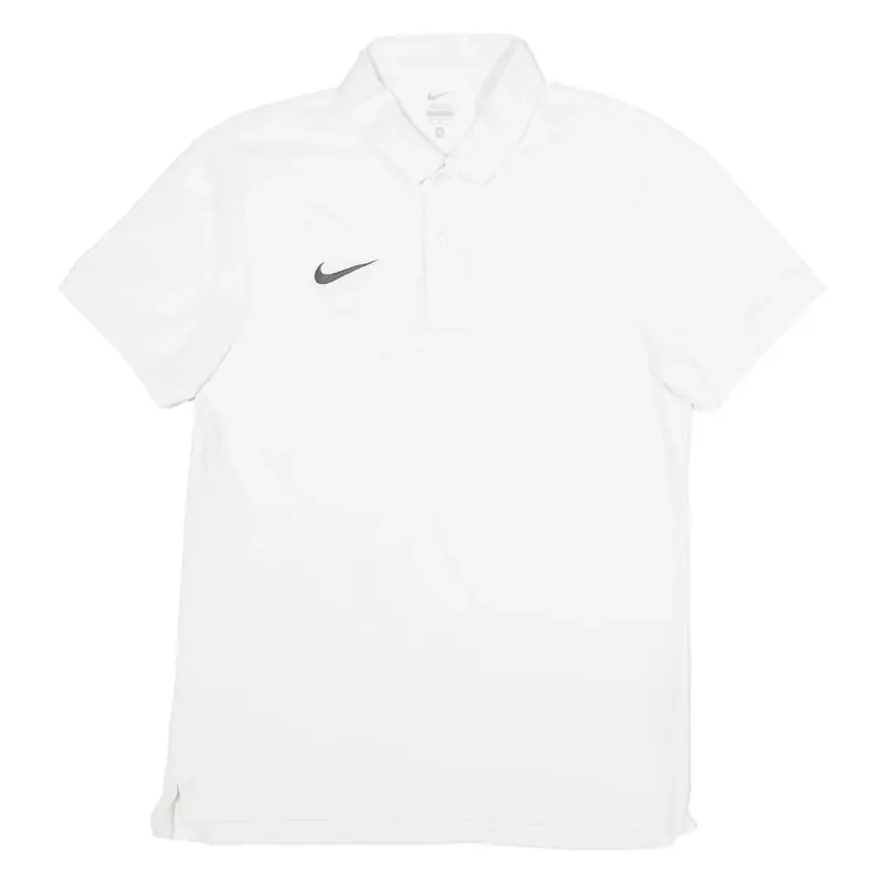 NIKE Mens Polo Shirt White M