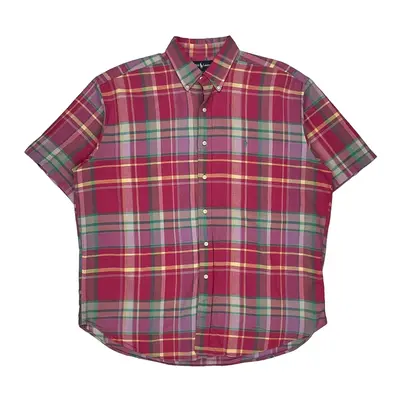 Blake Ralph Lauren Checked Short Sleeve Shirt - XL Multicoloured Cotton