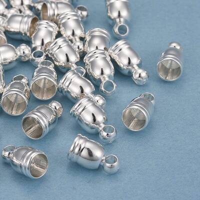 Brass Cord End Cap for Jewelry Making