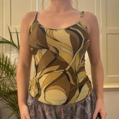 Unbranded Cami Top - Medium Green Viscose