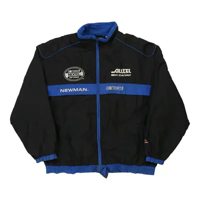 Ryan Newman 12 Checkered Flag Nascar Jacket - 2XL Black Nylon