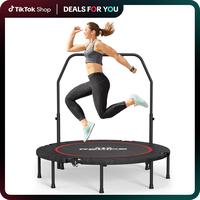 Relife Sports 40/48 Inch Trampoline Jump Training Equipment with 5-Levels Height Adjustable& Oxford Safety Pad & Waterproof M...