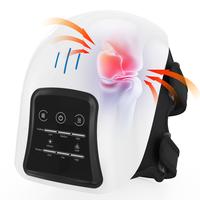 Knee Massager, Rechargeable Knee Massage Machine with Heat and Vibration, Adjustable Temperature, Cordless Knee Massager with...