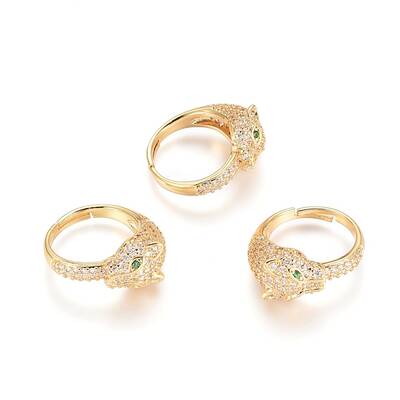 Adjustable Brass Finger Rings