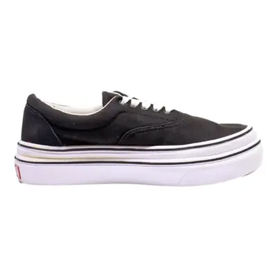 VANS Old Skool Platform Trainers Black Canvas Mens UK 6