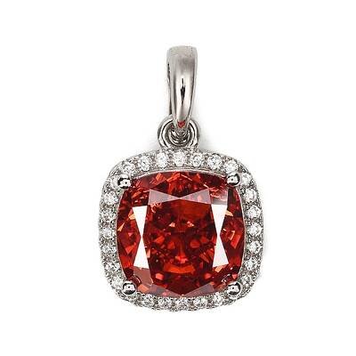 925 Sterling Silver Pave Cubic Zirconia Pendants