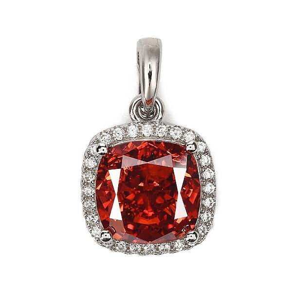 925 Sterling Silver Pave Cubic Zirconia Pendants