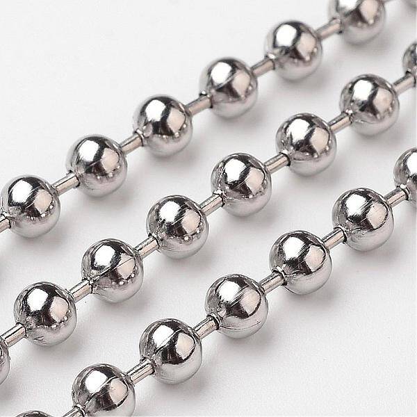Tarnish Resistant 304 Stainless Steel Ball Chains