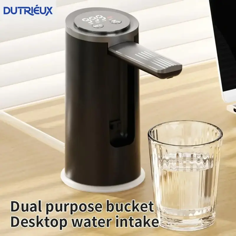 DUTRIEUX Automatic drinking water pump  portable water pump  foldable nozzle  quantitative water supply  kitchen home office ...