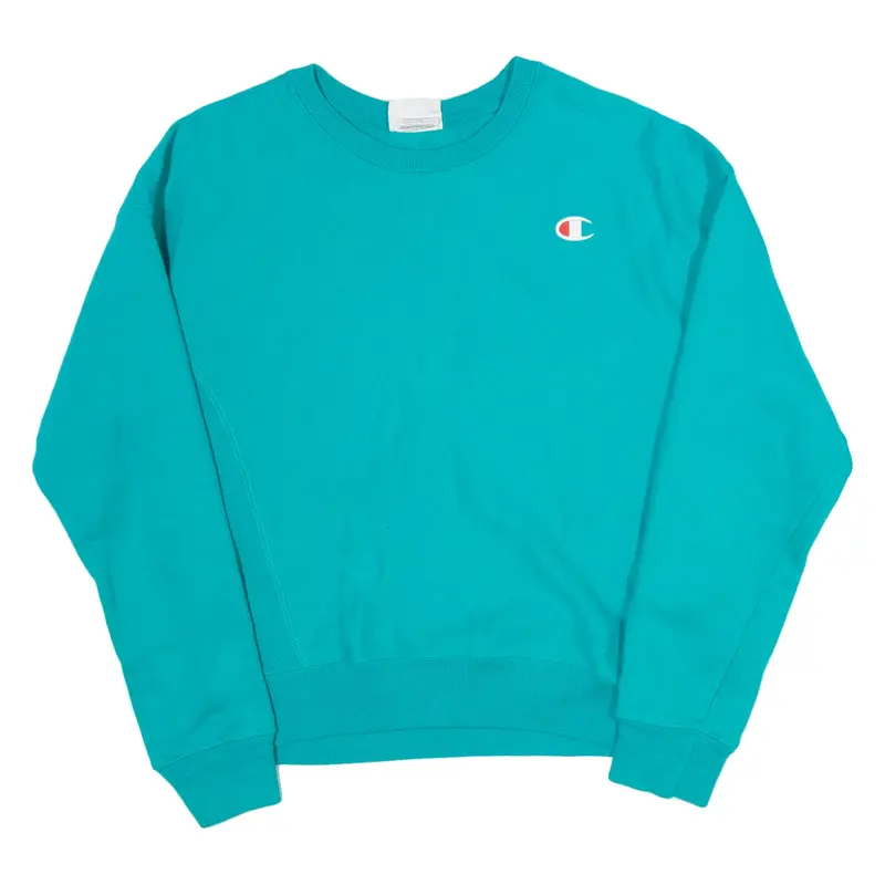 CHAMPION REVERSE WEAVE Womens Sweatshirt Green S