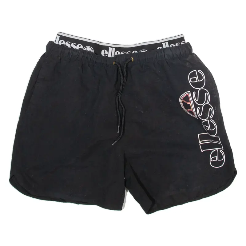 ELLESSE Mesh Lined Womens Swimming Shorts Black S W26