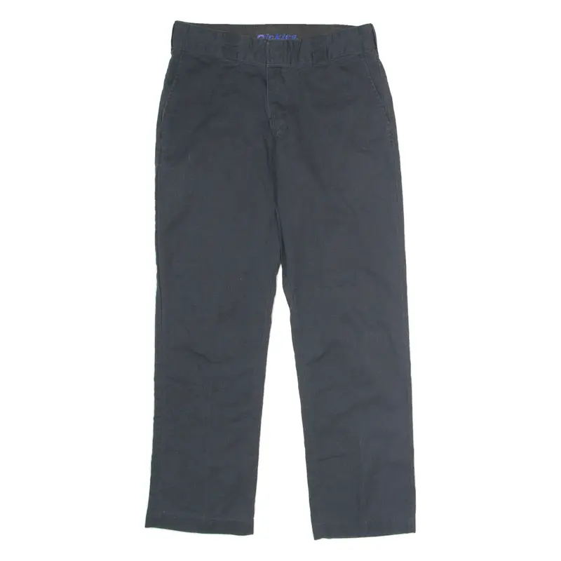 DICKIES Flex Workwear Mens Trousers Grey Slim Tapered W32 L30