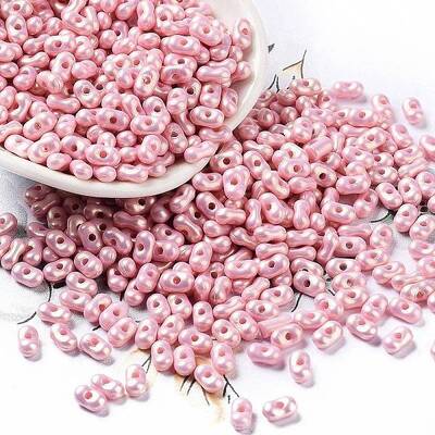 Spray Painted Opaque Acrylic Beads
