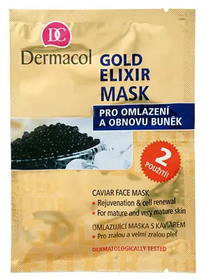 Dermacol Rejuvenating Caviar Mask (Gold Elixir) 2 x 8 g