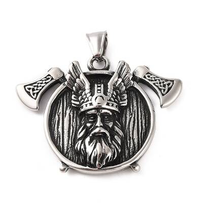 Viking 316 Surgical Stainless Steel Big Pendants